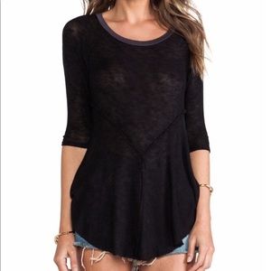 Free People - black sweater
